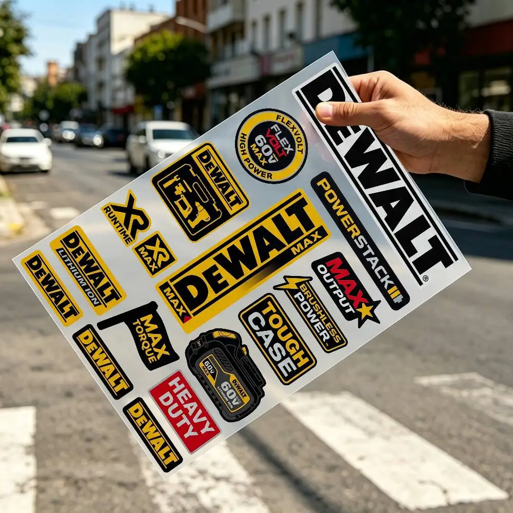 

For DEWALT Reflective Safety Sticker for Car Bumper Also Fit Motorcycle Helmet Bicycle Night Warning Tape Waterproof