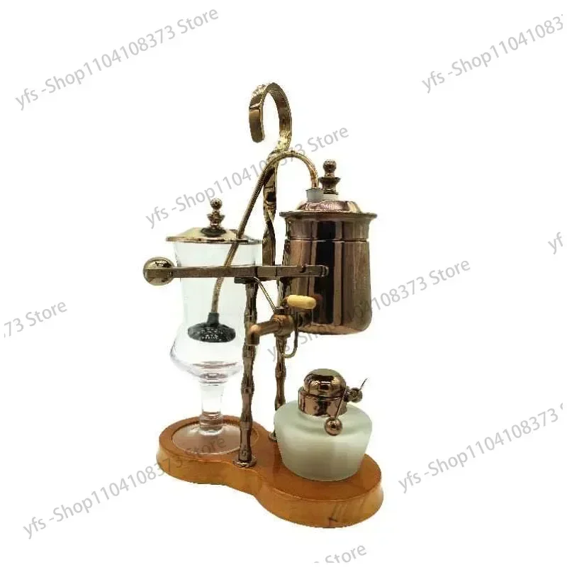 

Coffee Siphonic Pot Drip Type Royal Belgium Luxury Vintage Style Make Coffee Suit Distillation Machine Drip Type Manual Coffee