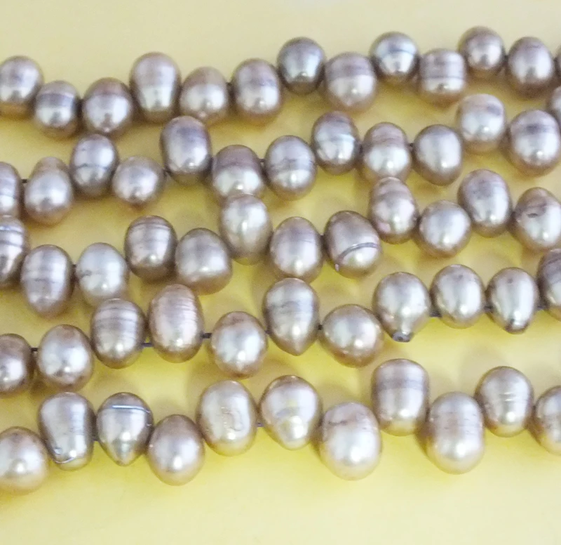 5 shares/lot  8-9MM  water droplets shape dance Pearl Loose Beads 15