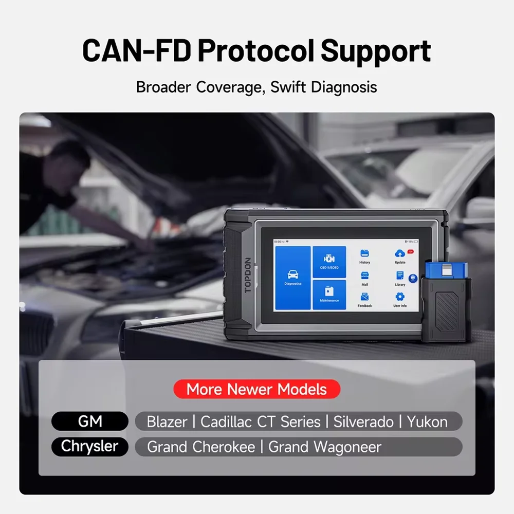TOPDON Artidiag800 BT 2 Automotive Car Diagnostic Tool Full System OBD2 Scanner 2 Year Free Update Scan Tool VCI Repair Tool view 5