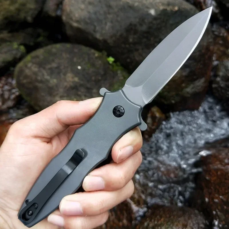 New Outdoor Survival Folding Knife High Hardness Military Tactical Pocket Knife Suitable for Hunting and Fishing Tools