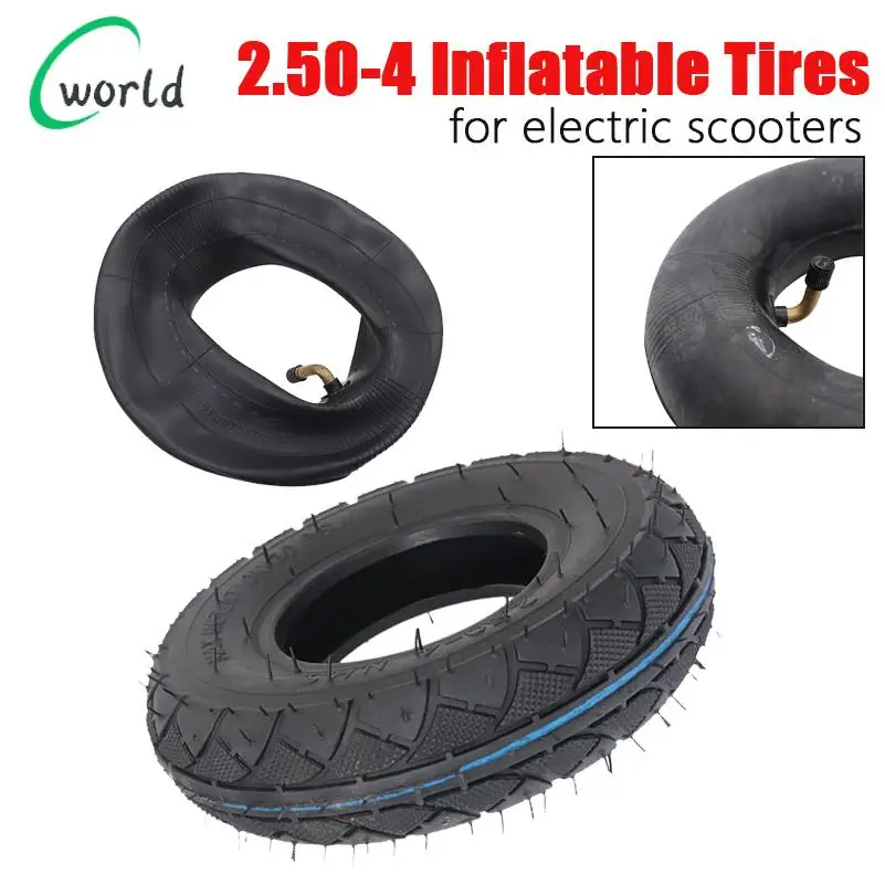 8-inch 2.80/2.50-4 inflatable inner tube tire 2.50-4 scooter electric vehicle inner and outer inflatable tires