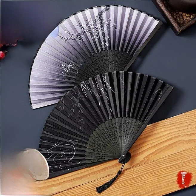 Defensive Fan Traditional Chinese Style Dance Fan for Men And Women Student Self Defense Tool Hanfu Suitable for Summer