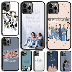 Greys Anatomy Phone Case Cover For iPhone 16 15 14 Plus 11 12 mini 13 Pro Max Apple X XR XS max