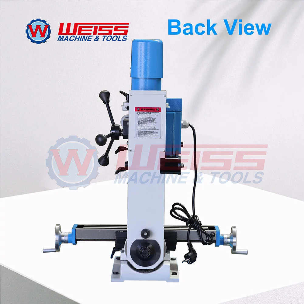 ماكينة طحن WEISS VM13L ماكينة حفر طحن سطح الطاولة متغيرة 100-2500 دورة في الدقيقة 750 وات مثقاب مطحنة بدون فرش