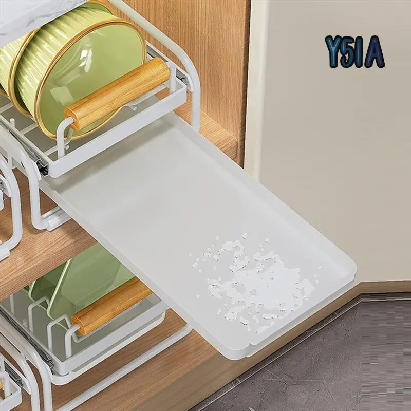 

Y51A-Simple Storage Rack Sticky-Free Anti-Slip Drawing Shelf Storage Basket Drain Rack