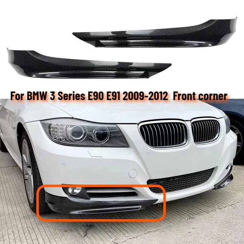 

For BMW 3 Series E90 E91 LCI 320i 330i 2009-2012 Front Bumper Spoiler Splitter Bumper Canard Lip Splitter Front Bumper Surround