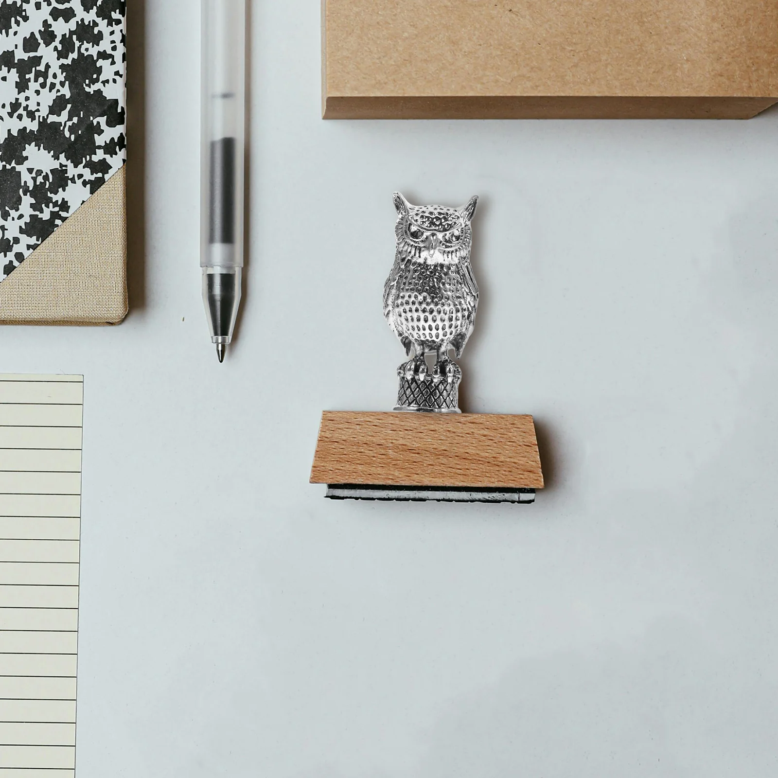 

Durable Owl Stamp Handle Replacement Stable Material Easy to Replace Wax Seal Stamp Handle for Scrapbooking Wedding Invitation