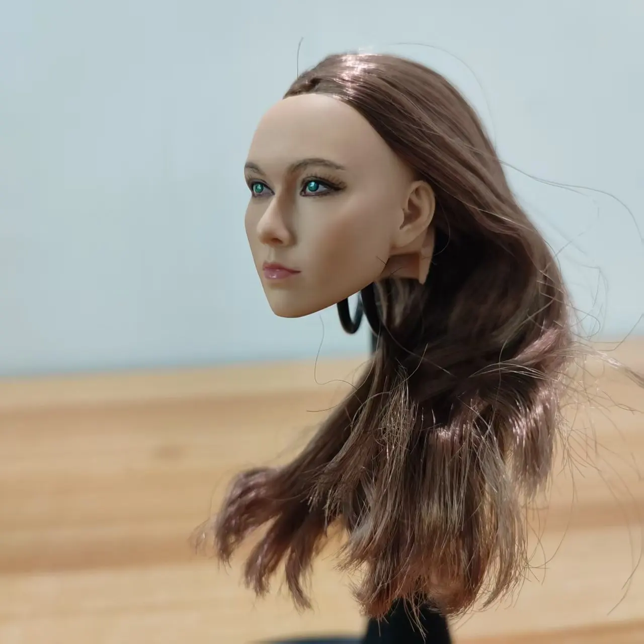 ใน Store KUMIK KM15-30 1/6 Scale ผมสีน้ําตาลยุโรปและอเมริกา Star Beauty ประติมากรรม 12 "Action Figure Body รุ่น