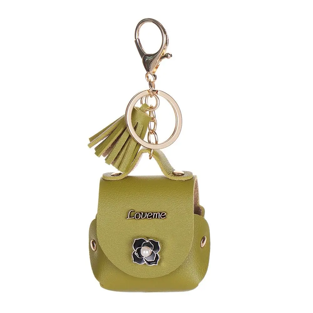 

Cute Soft Leather Keychain Coin Wallet Pouch Mini Key Pendant Key Bag Men Women
