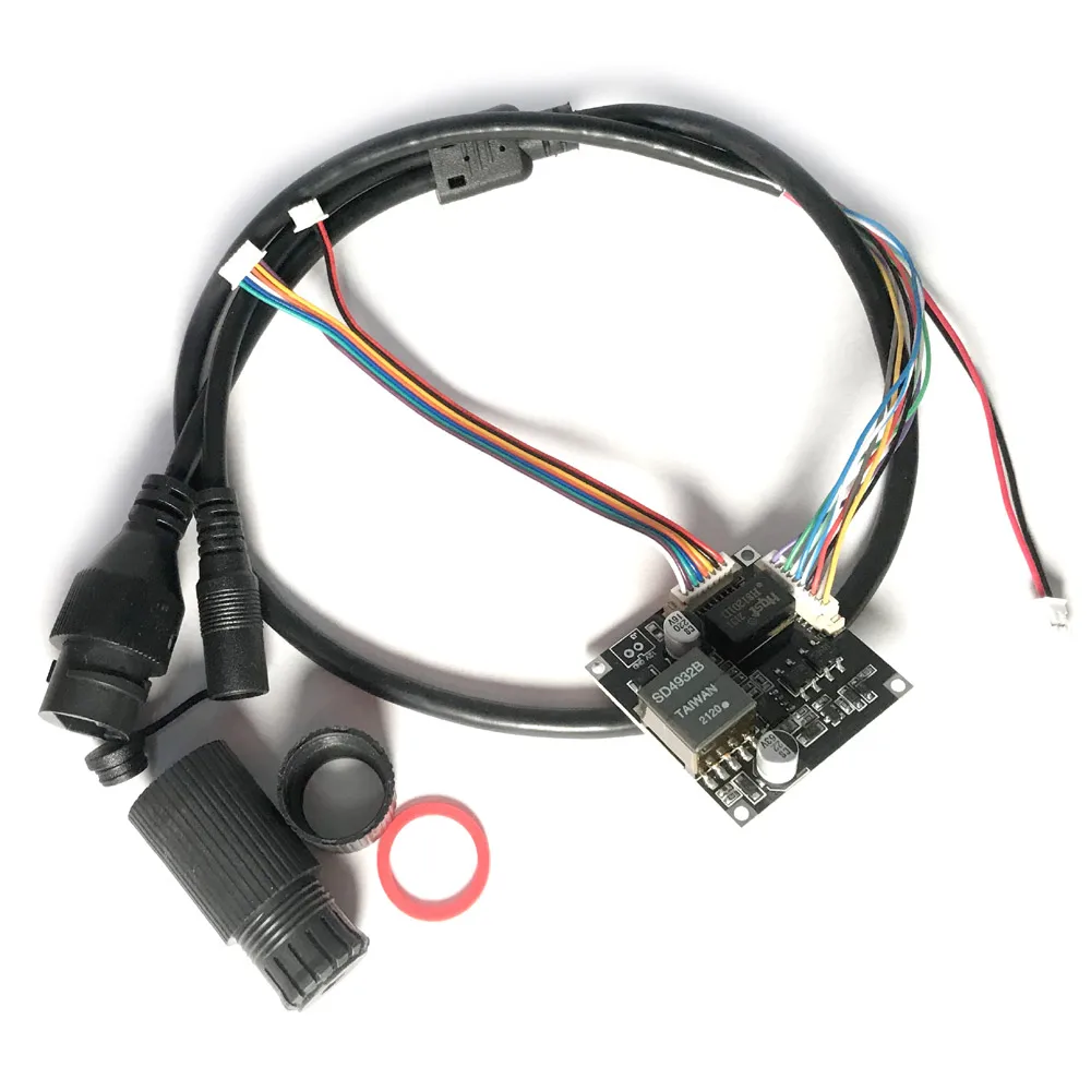 Placa de módulo POE inteligente IEEE802.3af/at, alimentación sobre salida Ethernet, entrada de 12V, 48V para cámara IP CCTV de seguridad con cable POE