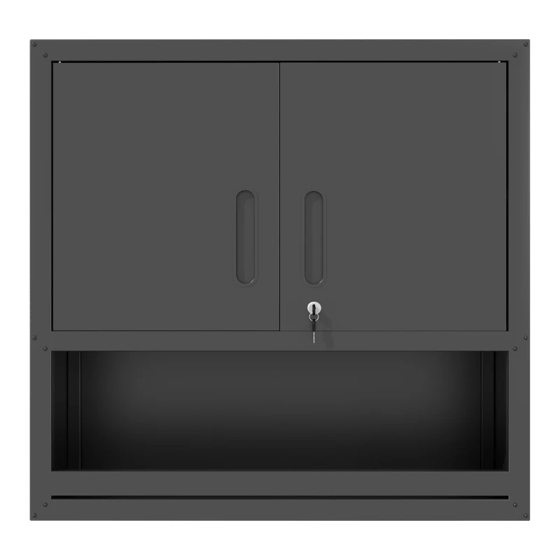 Cabinet Drawer Easy Finish Garages Including Locking Offers Open Storage Metal Wall-Mounted Tool Storage Cabinet with Locking Do