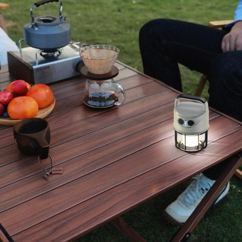 

USB Charging Outdoor Camping Light Stepless Dimming Dual Light Source Emergency Searchlight High Bright Waterproof Tent Lamp