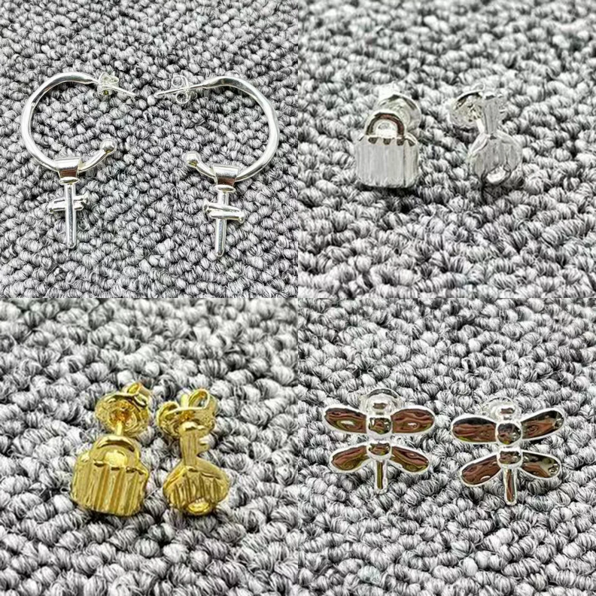 

2025 European and American Summer Hot Sales Uno Fashion Versatile Earrings Women's Fashion Accessories Gifts
