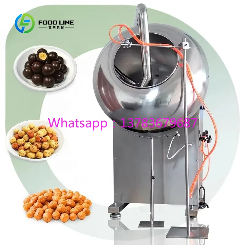 

Индивидуальная высокоскоростная конвейерная машина для глазирования и смешивания шоколадных таблеток и сахара, 5 кг, с полировкой