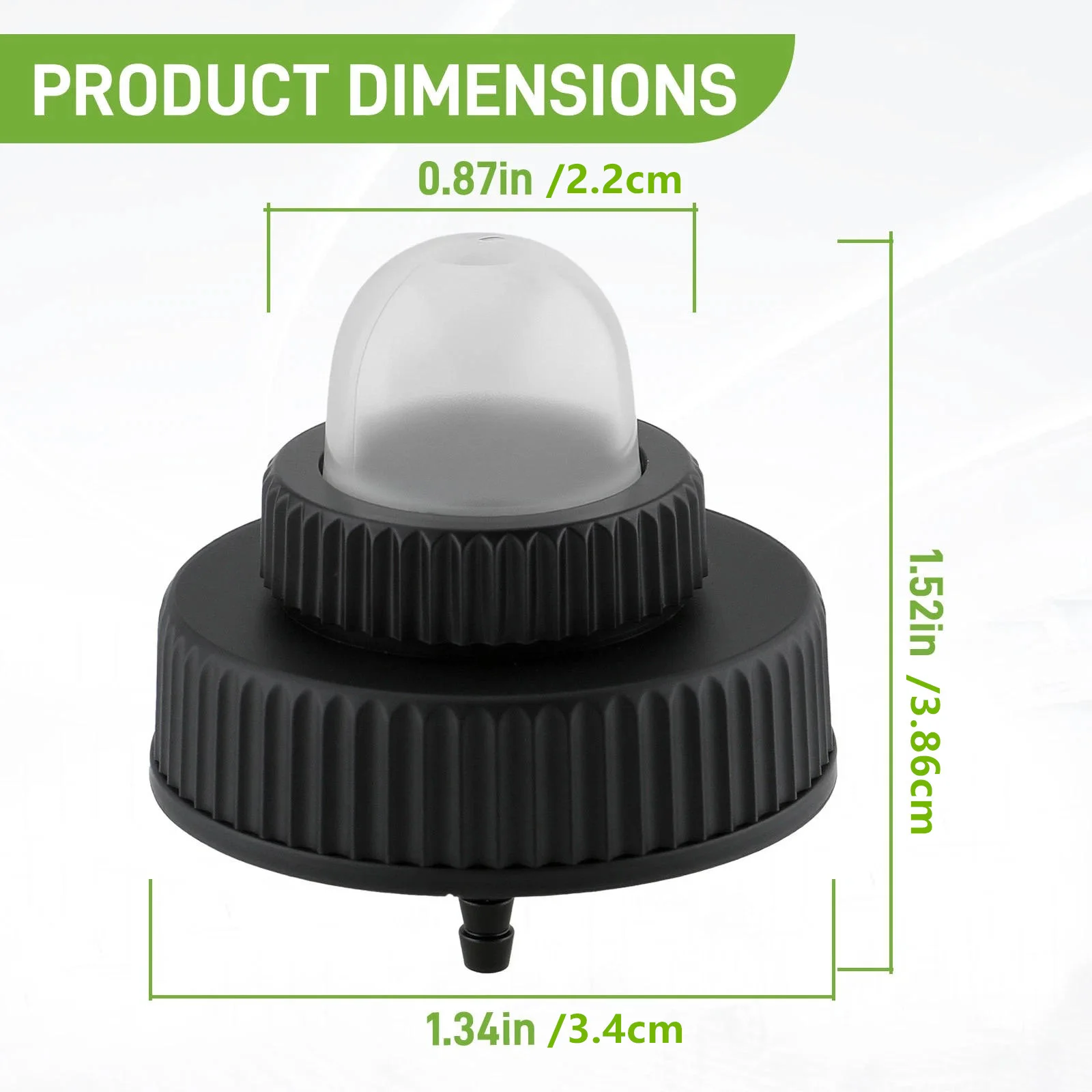 1PCS Chainsaw Fuel Gas Cap Compatible with Homelite XL Super 2 180 200 240 Replace A01372A UP05955 Durable ABS