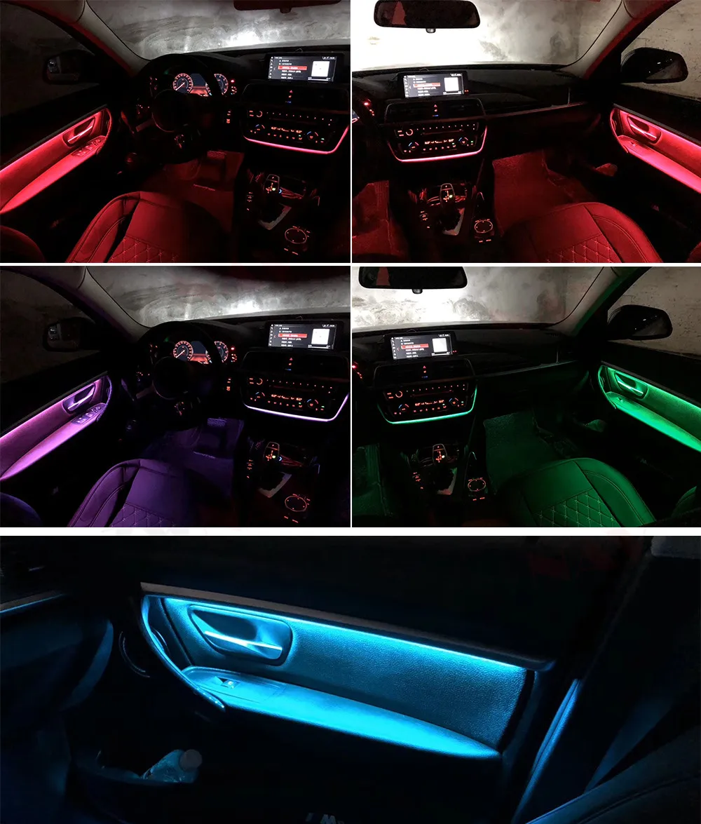 

Ambient Light For BMW 1 Series 2014 2015 - 2022 LCD Copilot Display Color Led Decorate Door Car Instrument Dashboard Headunit