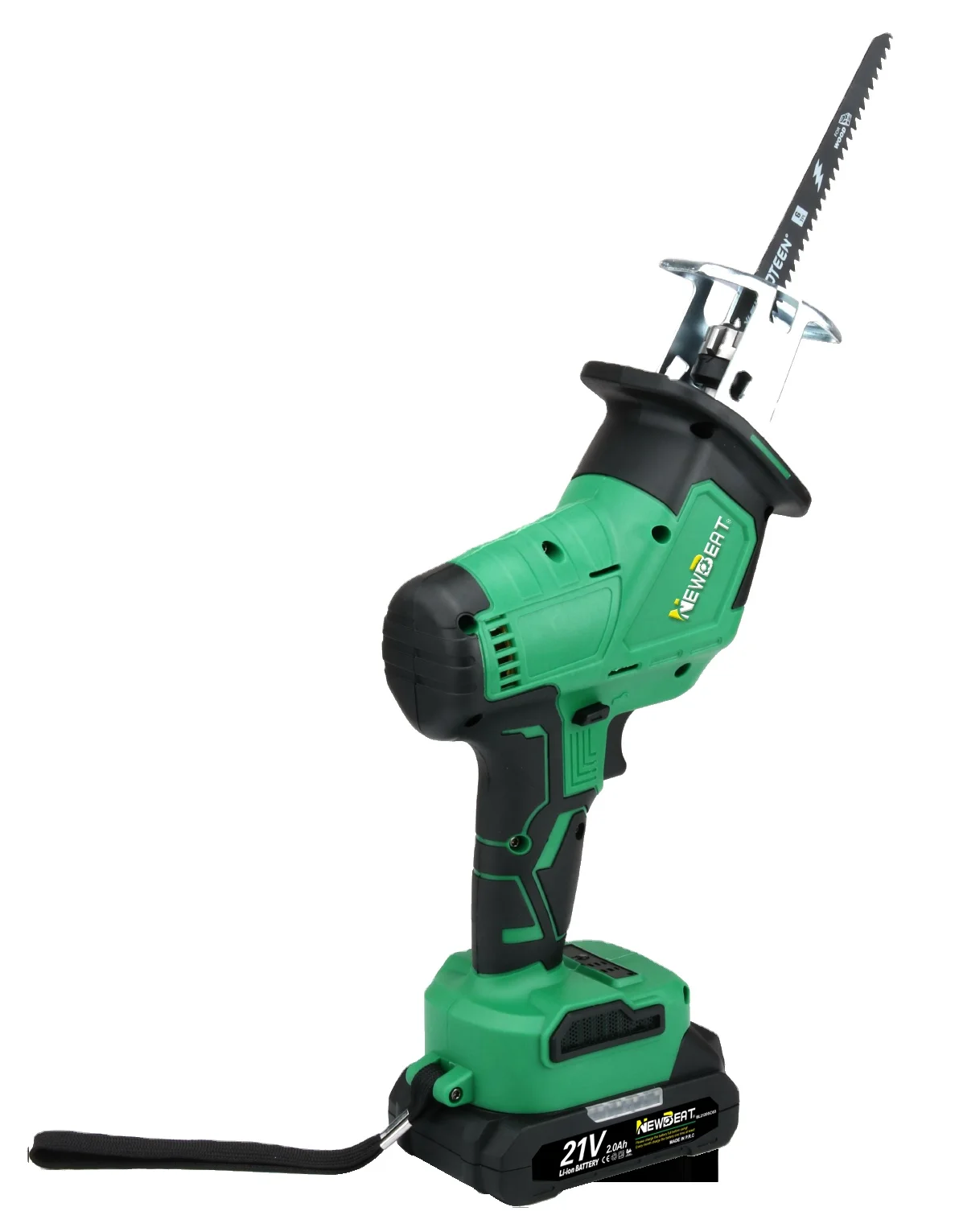 ZJZ NewBeat Electric Saber Saws Cut Machine Battery Portable Handheld Cordless Brushless Power Reciprocating Saw