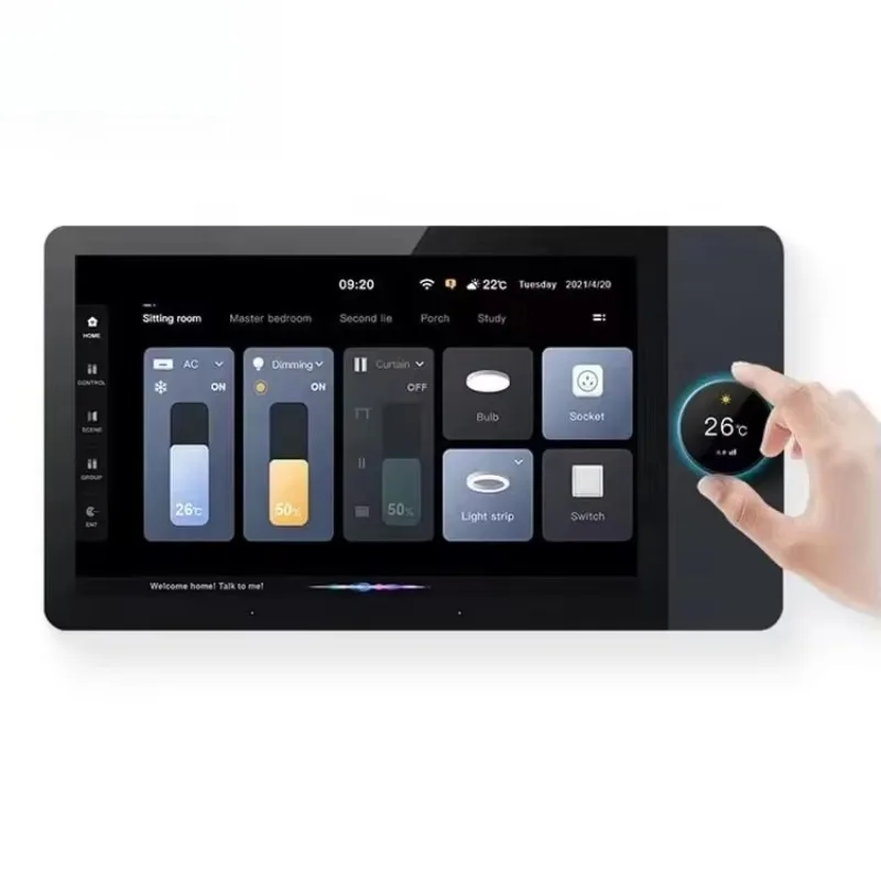 4/6/7/8 Inch Multi-Functional Touch Screen Tuya Smart Home Control Panel WiFi Central Controller For Scenes Wall Music Amplifier
