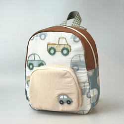 Car Embroidery Kids Backpacks for Boy Toddler Backpack Cute Backpacks Cartoon Backpack School Bag Class Bags for Girl Mochila