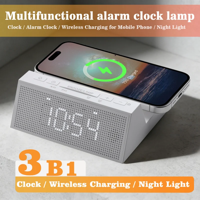 

Новая модель 2026 года: Многофункциональный налобный фонарь с магнитной беспроводной зарядной подставкой 15 Вт, умным дисплеем-часами и регулируемой ночной подсветкой