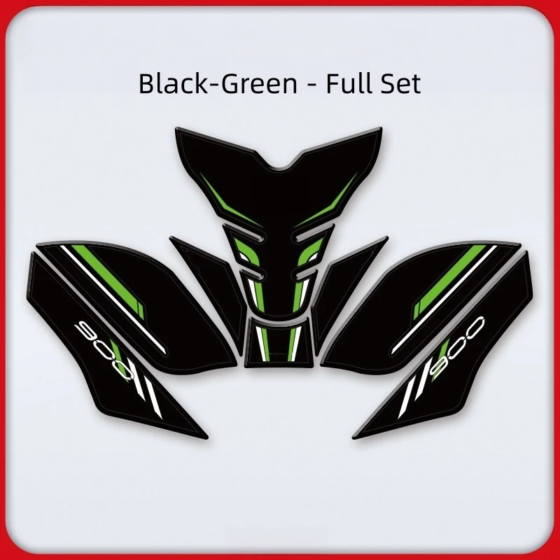 For Kawasaki Z900 2025‑2026 Reinforced Glue Rubber Tank Sticker Anti‑Abrasion Decorative Motorcycle Film Mod Accessories