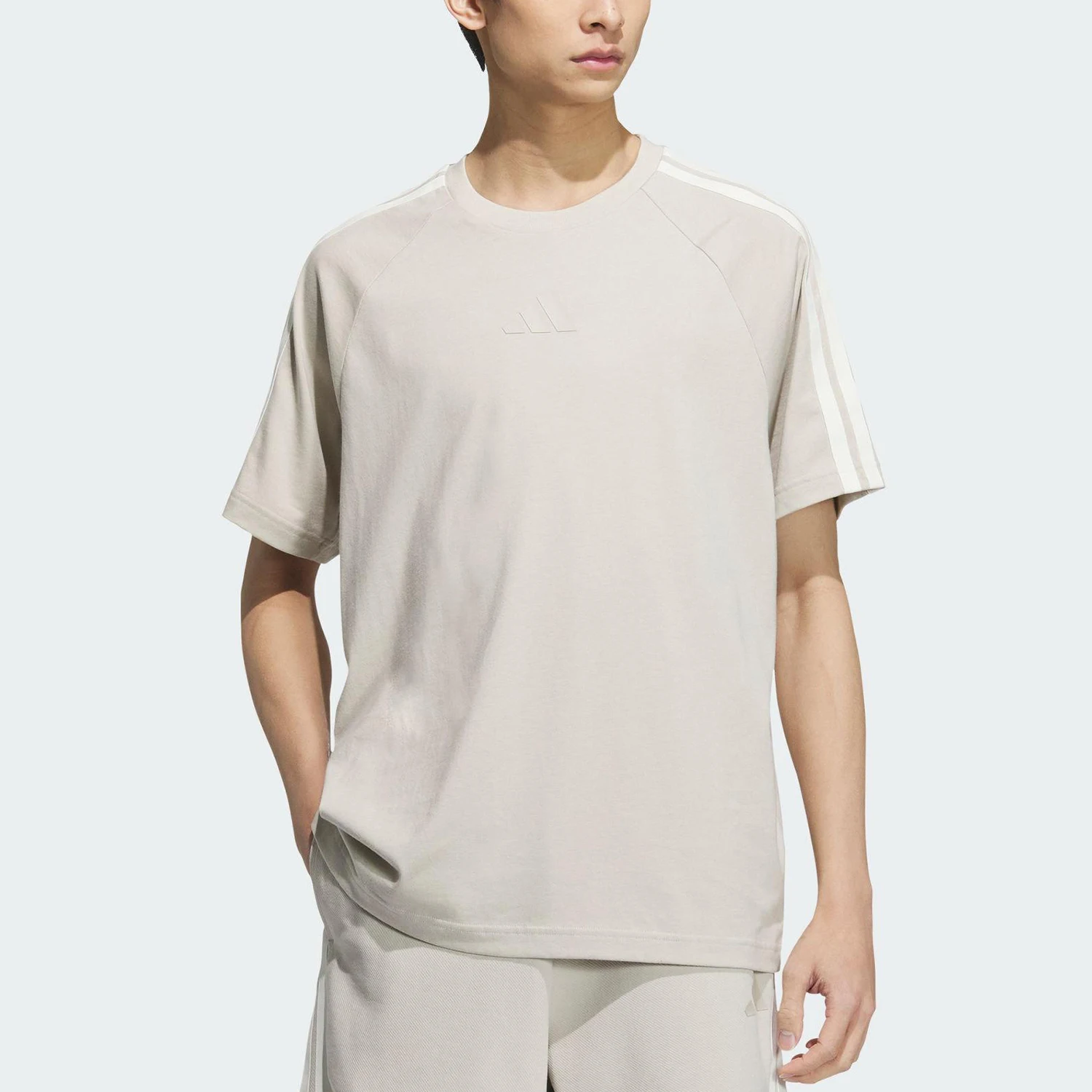 

Adidas, новая летняя мужская спортивная тренировочная дышащая футболка с короткими рукавами KC3866