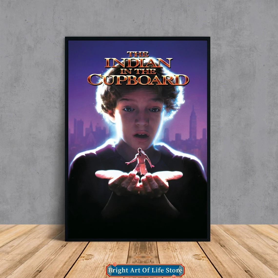 

The Indian in the Cupboard (1995) Classic Movie Poster Cover Photo Canvas Print Apartment Home Decor Wall Painting (Unframed)