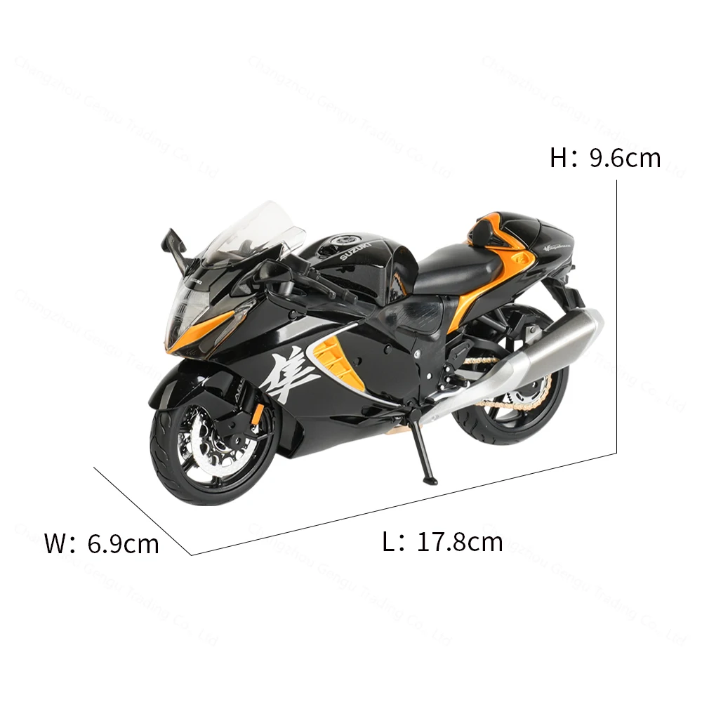 Maisto 1:12 Suzuki Hayabusa 2022 Die Cast Vehicles Collectible Hobbies Motorcycle Model Toys