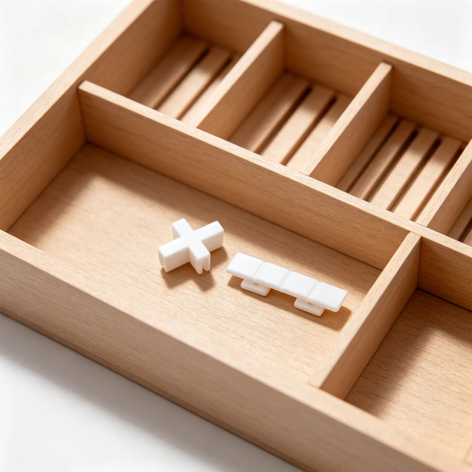 22Pcs Plastic Drawer Divider Connector Clips Adjustable Fixing Clamps Cabinet Organizer Drawer Partition Accessories