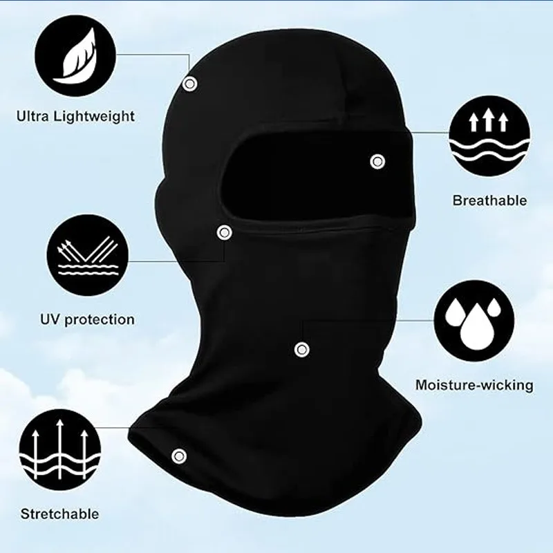 Balaclava Full Face Mask Hiking Cycling Camping Hunting Airsoft Cap Bike Head Cover Summer Men Women Ski Mask