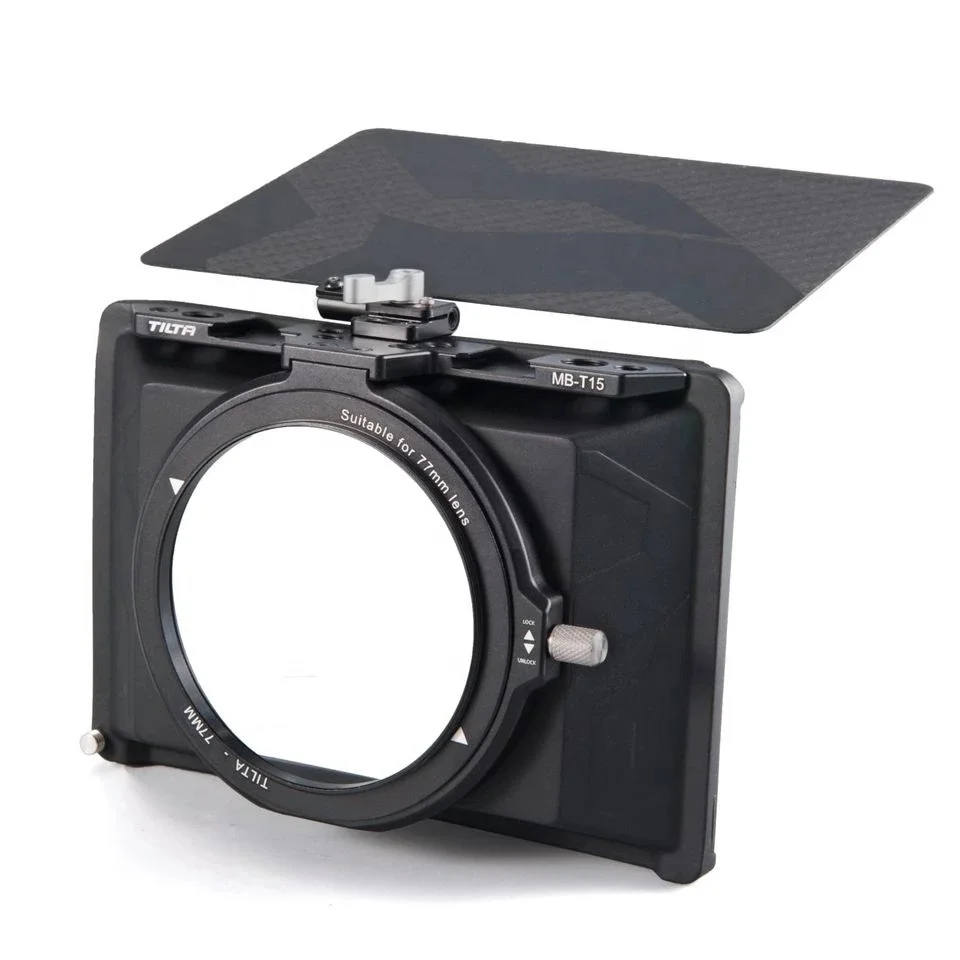 

В НАЛИЧИИ MB-T15 Мини-матовая коробка для зеркальных камер Mattebox Кольцо объектива 55 мм 58 мм 77 мм 67 мм 52 мм для BMPCC 6K A7 GH5 5D4