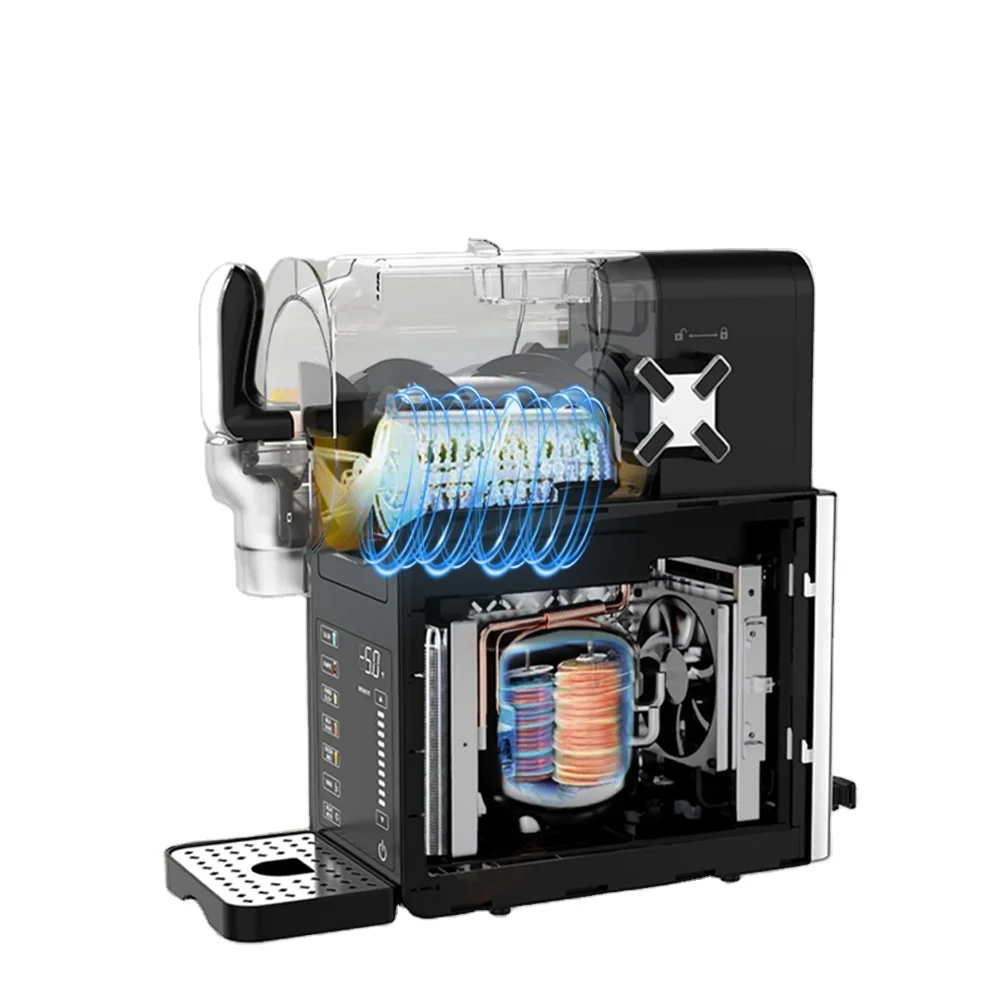 Small Shops Use 1.9L 5 Drinks Slushie Machine Frozen Drink Slushie for Home Office Improved Countertop Home Use Summer