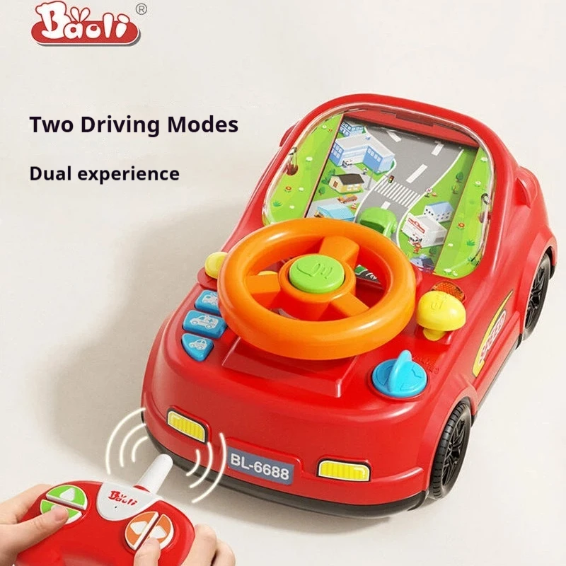 Baoli 2026 New Electric Remote Control Car 4WD Racing Vehicle Dual Play Mode Simulation Driving Toy For Indoor Game Gift 2026