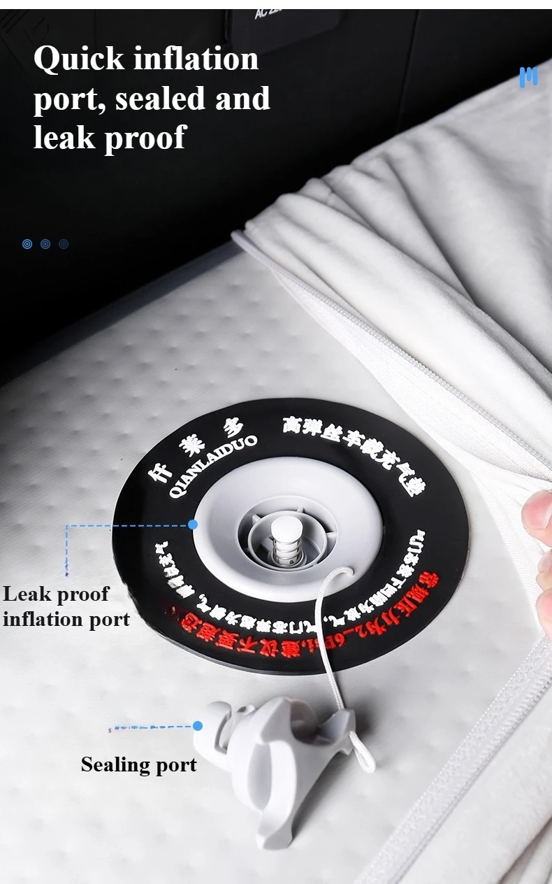Car Travel Bed For New BJ BAIC 212 T01 2025 2026 Car Inflatable Mattress Comfortable Outdoor Camping Picnic Sleeping Pad detail image 4