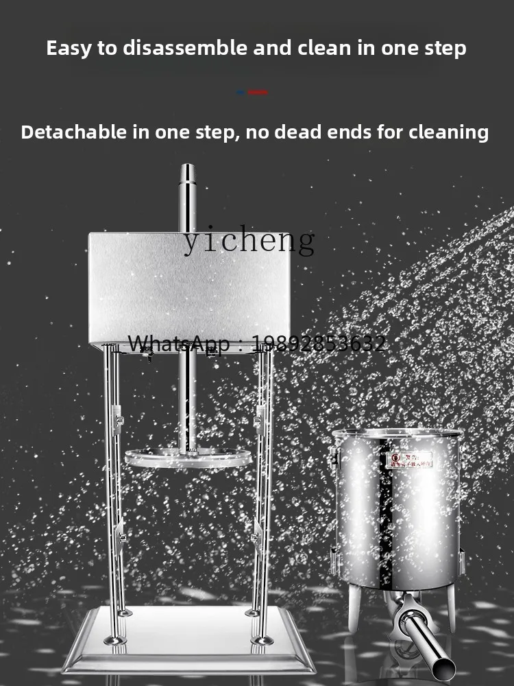 

машина для клизмы для колбасы, коммерческие чехлы, автоматическая электрическая ручная рукоятка для колбасы из нержавеющей стали