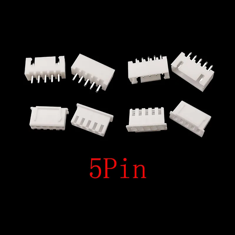 50Sets JST XH 2.54mm Pitch 2/3/4/5 Pin Male Plug Female Socket Housing Terminal Kit Pin Header JST Connector XH2.54 DIY Kits