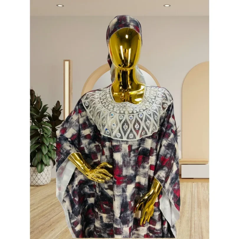

Customized African women's dress African dress sequins high quality top fashion African women's dress A coatcustomized