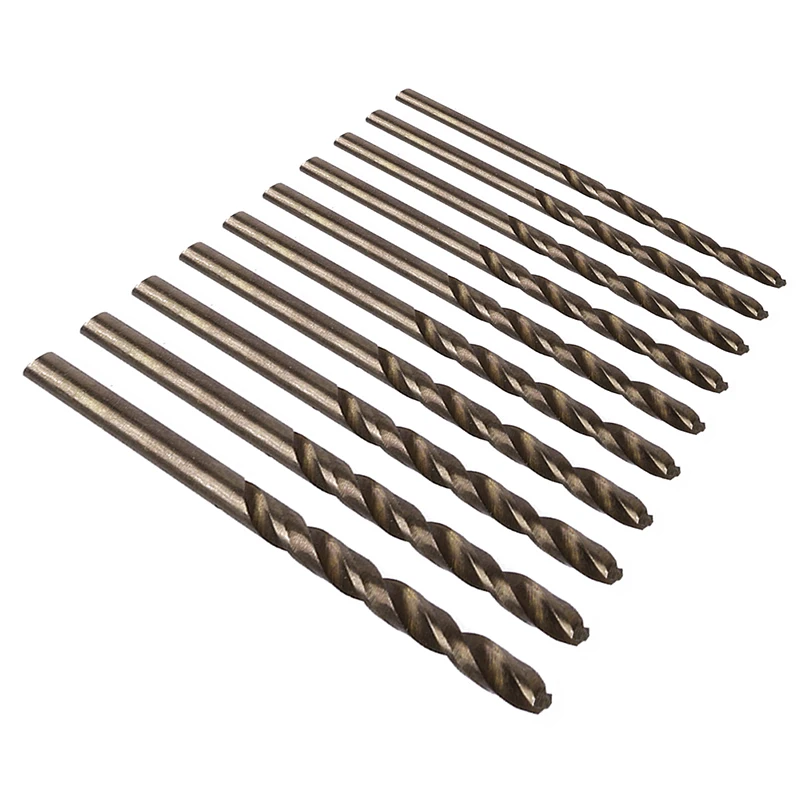 

Twist Drill Bits Set, 10pcs High Speed Steel Mini Drill Bits, for Drilling Holes