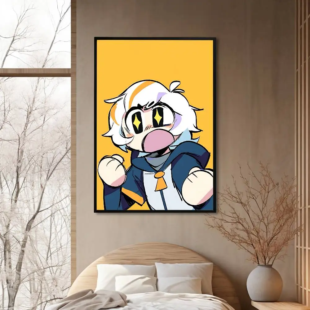 Cute C-Chuy M-Mines Poster HD Art Sticky Wall Waterproof Home Living Room Bedroom Bar Aesthetic Decoration