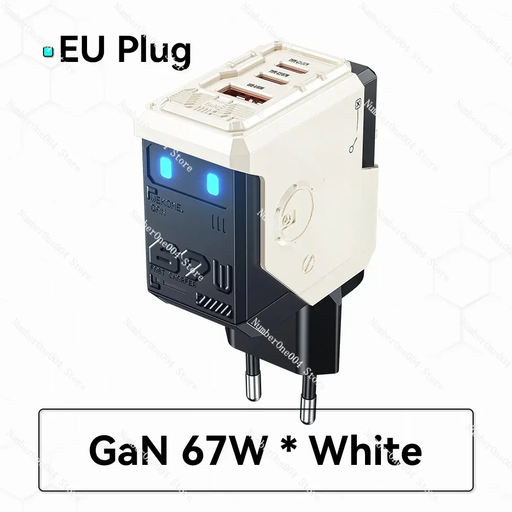 Applicable to Robot 67w Gan Fast Charging Charger Pps Qc4.0 Pd3.0 Usb Quick Charge For Charger