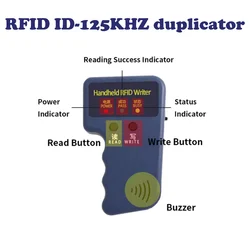 New RFID Handheld Copier ID 125KHZ Duplicator Smart Chip Em4305 T5577 5200 Rewritable Read EM4100/TK4100 Keychain Tag Clone
