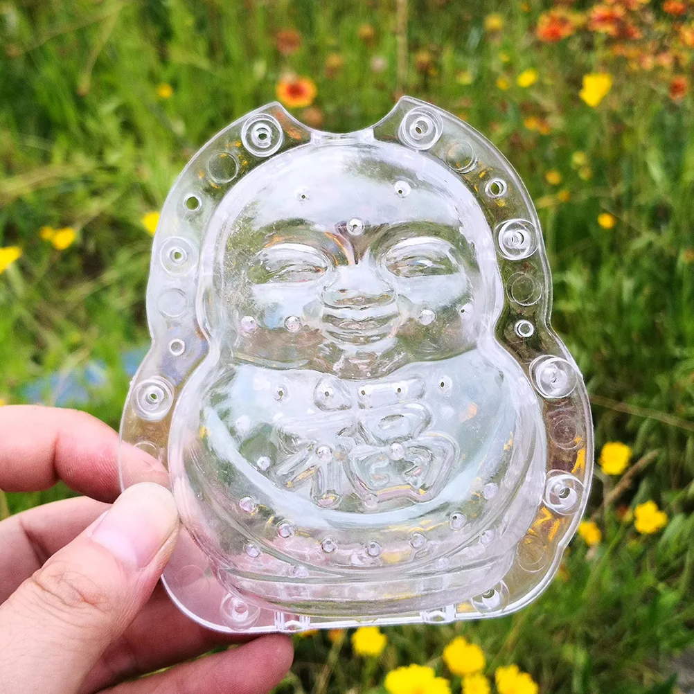 

2Pcs Fuwa Mold Growing Melon Transparent Shaping Molds Baby Melon Size PC Material Creative Design Family Farmer Use