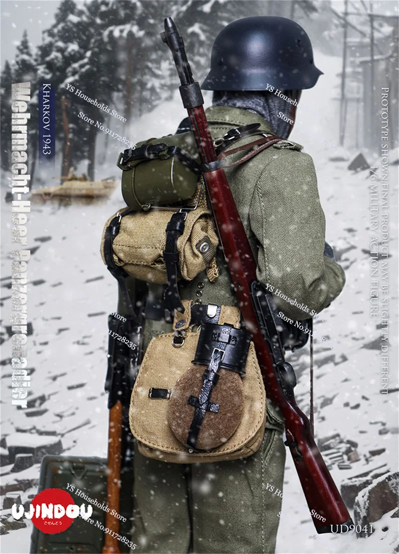 在庫 UJINDOU UD9041 1/6 ハルコフ 1943 第二次世界大戦迷彩布轟音ヘッドスカルプトデザイン 12 "可動マンアクションフィギュアコレクション