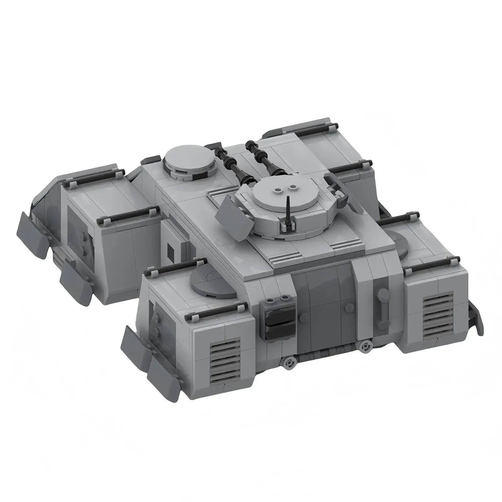Idea Schweres Imperiales APC-Fahrzeug Bausteine MOC Space War Serie Panzermodell DIY Kinder-Puzzle Bausatz Spielzeug Geburtstagsgeschenk – Detail 2