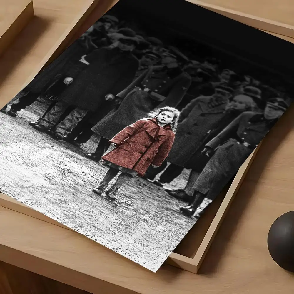 Schindler's List Poster For Self-adhesive Art Waterproof Paper Sticker Coffee House Bar Room Wall Decor