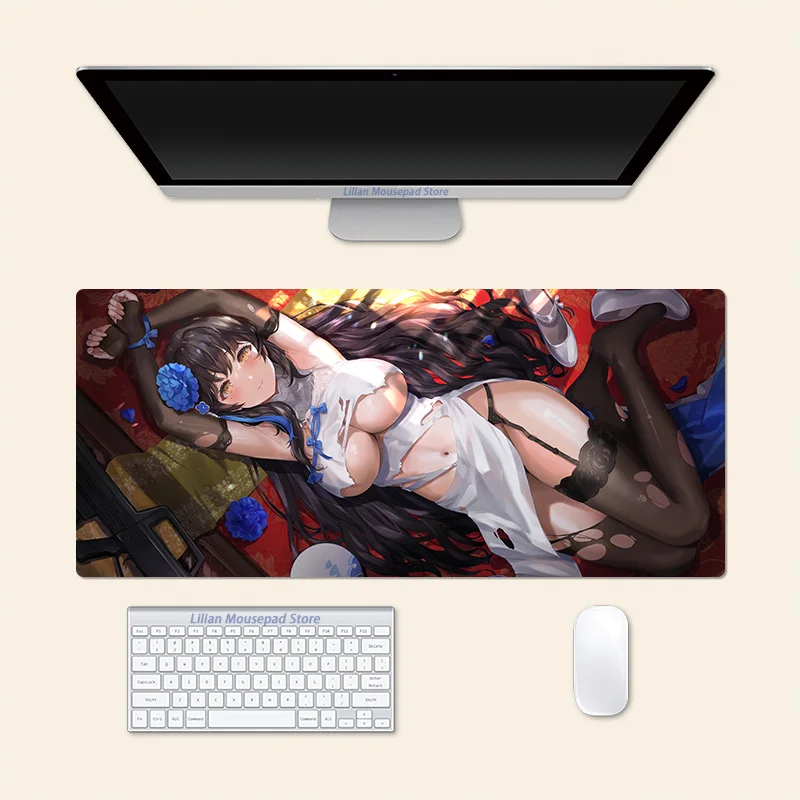 Sexy QBZ-95 Girls' Frontline Anime Large Mouse Pad Office Mousepad Creative Game Desk Mat Gift