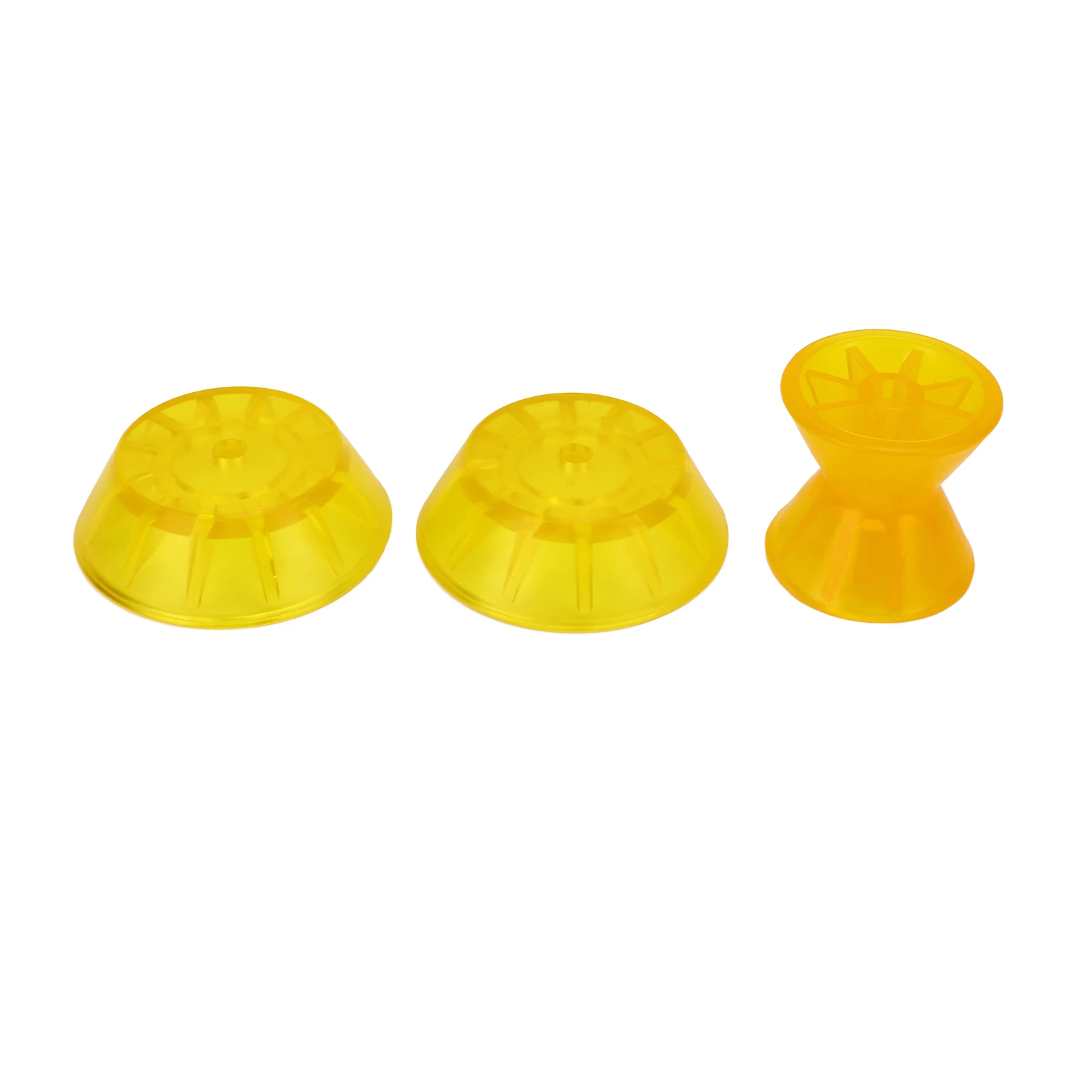 Rullo a forma di prua marina, 3 parti, riduzione dello trascinamento, PVC giallo stampato per rimorchio per camper, barca, camper