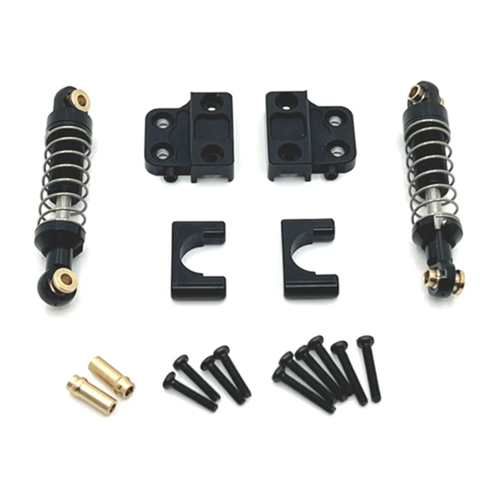 

Алюминиевая пружина задней оси, крепежная связь, сделай сам, радиоуправляемая машина, грузовик, радиоуправляемые автомобильные аксессуары для MN 1/12 MN82 LC79 MN78, черный