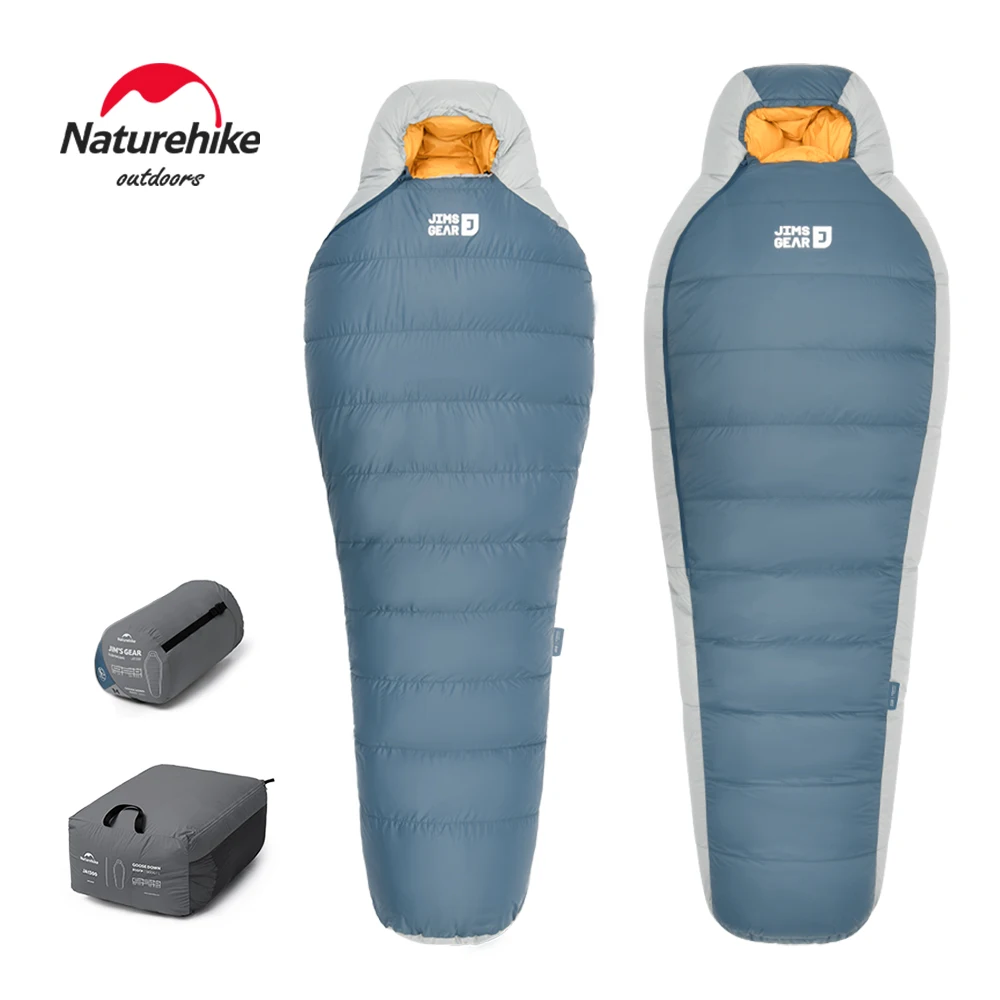 

Naturehike Winter Goose down sleeping bag Available for cold environments -30℃ Mummy Shape Warmth Down 850FP Nylon Waterproof